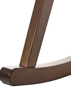 Poltrona a dondolo RYA Legno Marrone/Beige chiaro