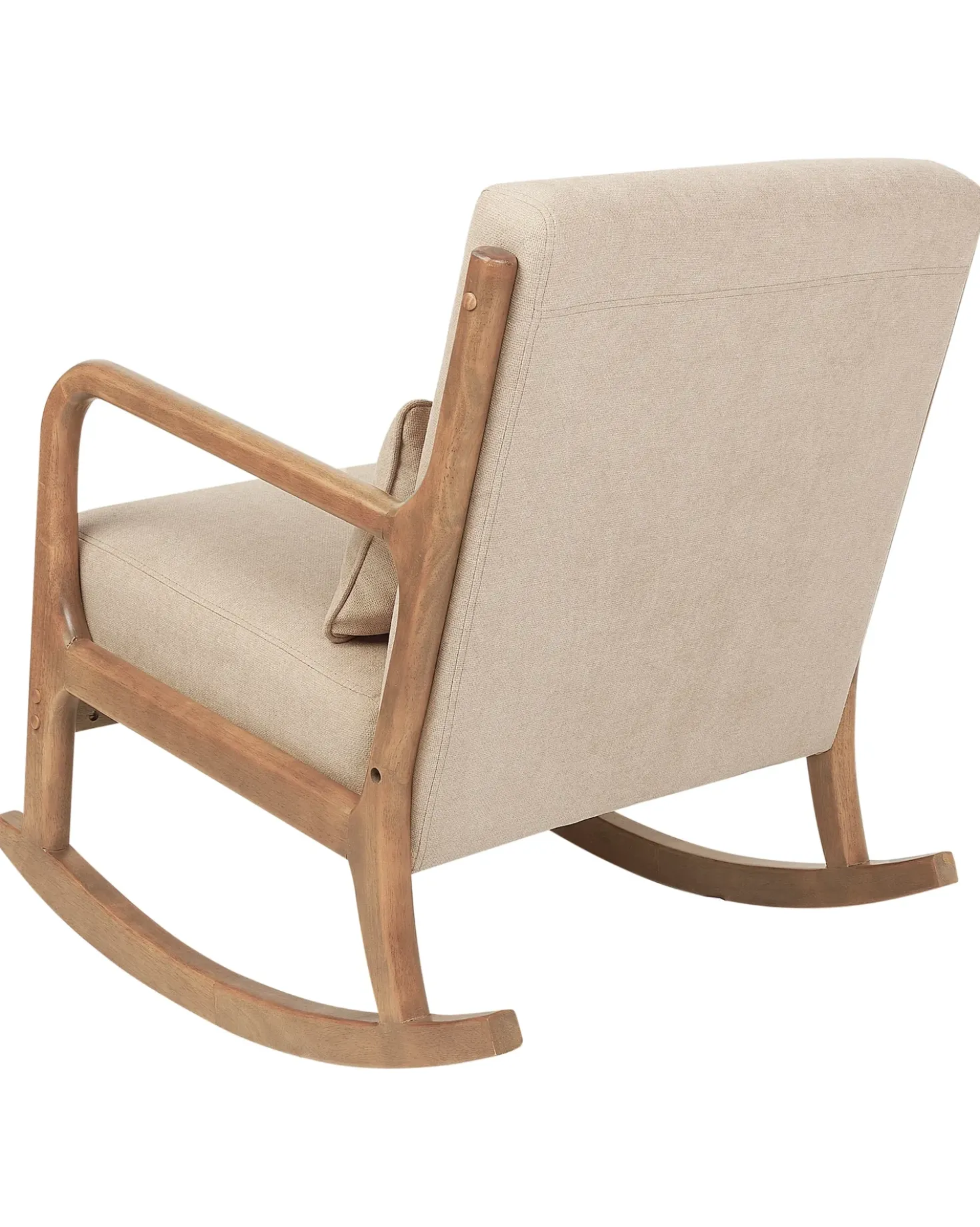 Poltrona a dondolo SKOVDE Tessuto Beige