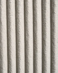 Poltrona a dondolo SORSELE Velluto a coste Beige