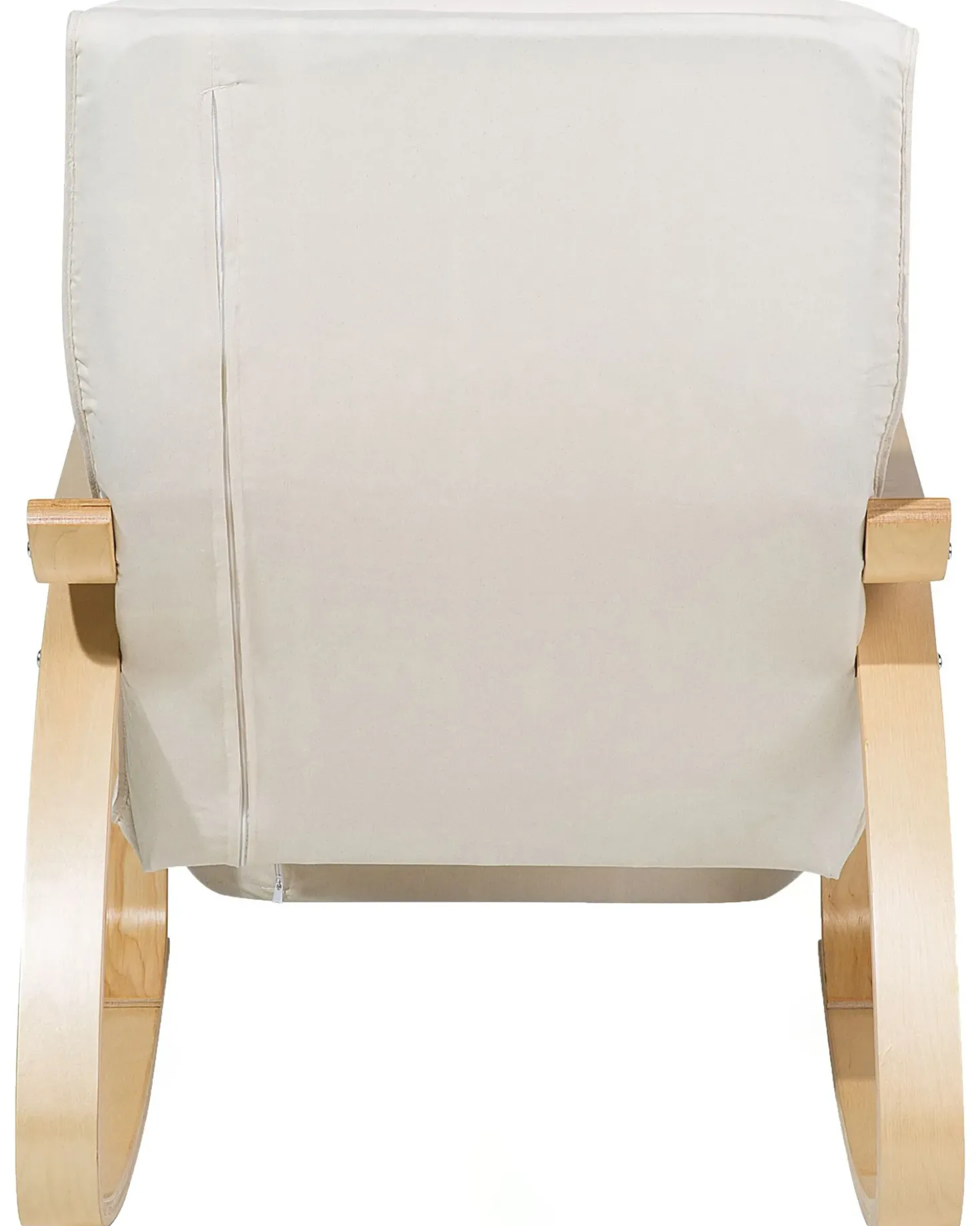 Poltrona a dondolo WESTON Tessuto Beige chiaro