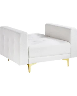 Poltrona ABERDEEN Bouclé Bianco sporco