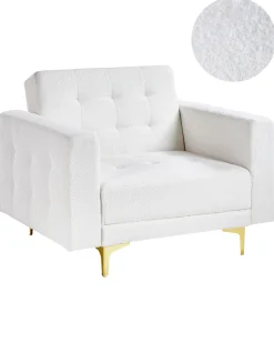 Poltrona ABERDEEN Bouclé Bianco sporco