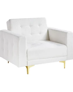 Poltrona ABERDEEN Bouclé Bianco sporco