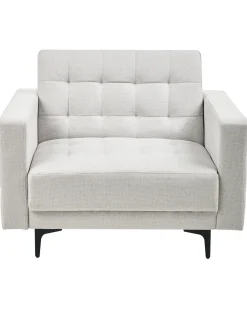 Poltrona ABERDEEN Tessuto Grigio chiaro