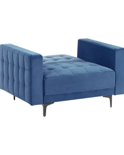 Poltrona ABERDEEN Velluto Blu