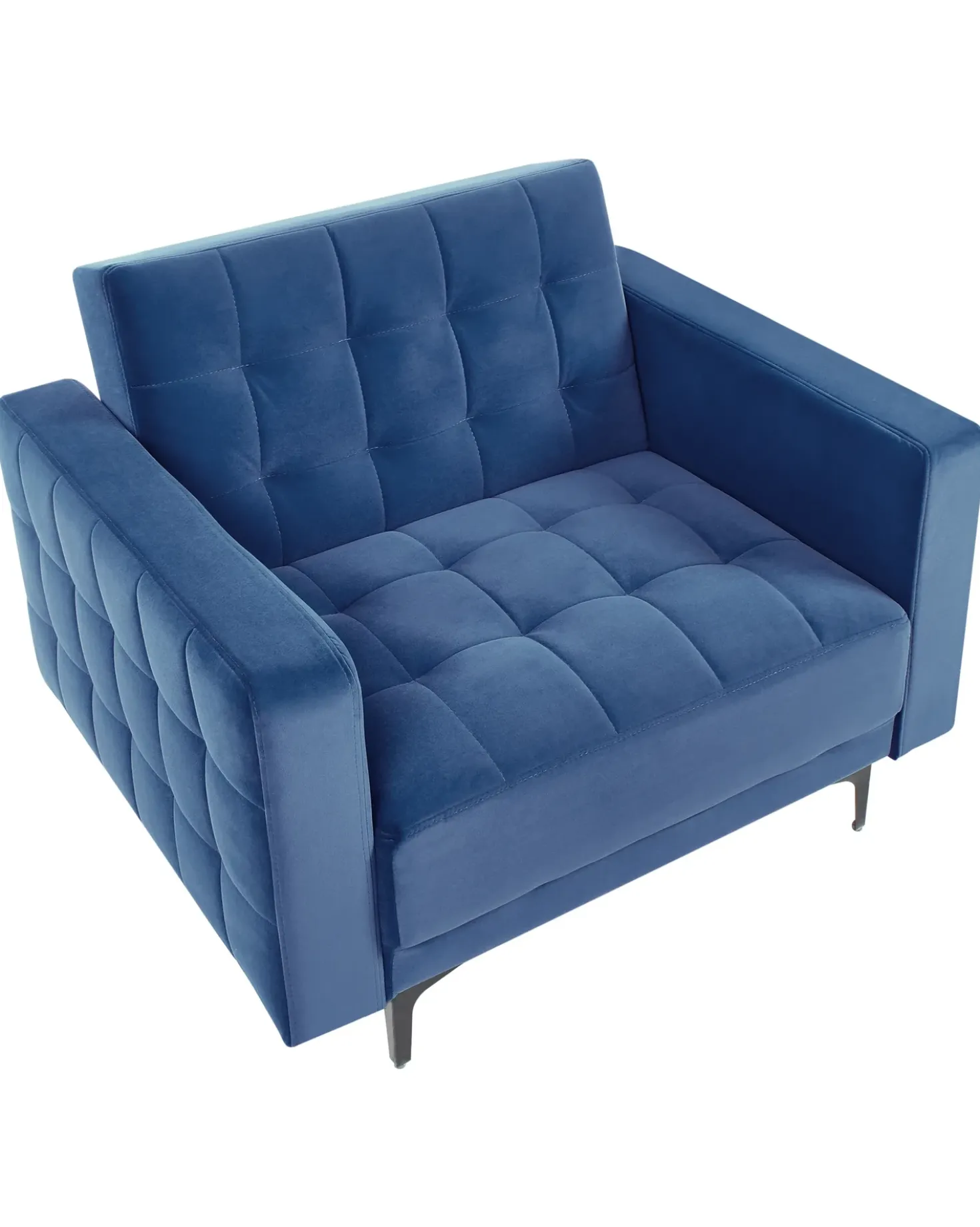 Poltrona ABERDEEN Velluto Blu