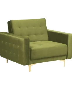 Poltrona ABERDEEN Velluto Verde