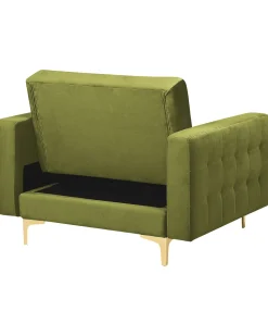 Poltrona ABERDEEN Velluto Verde