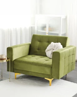 Poltrona ABERDEEN Velluto Verde