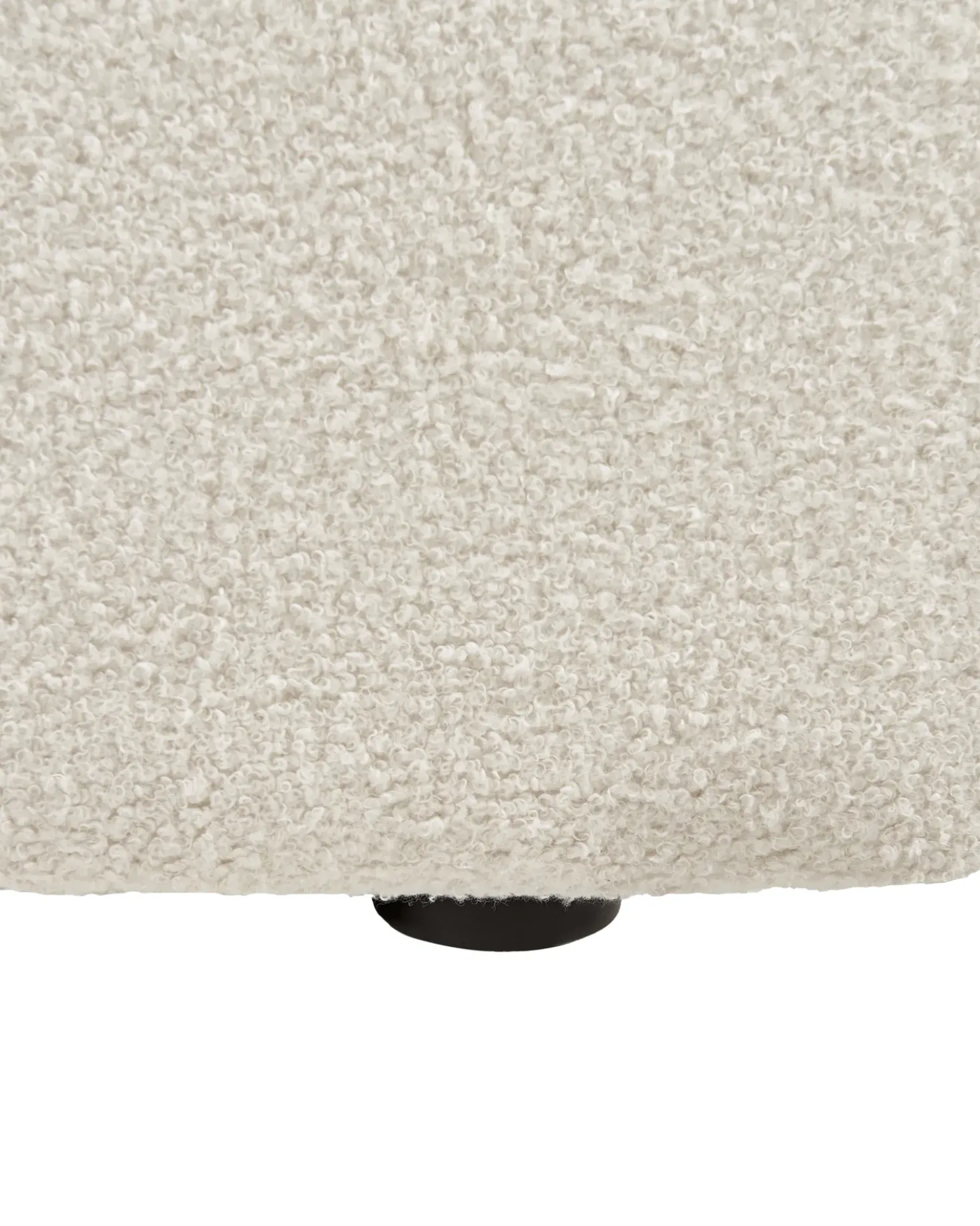 Poltrona AGERUP Bouclé Bianco sporco