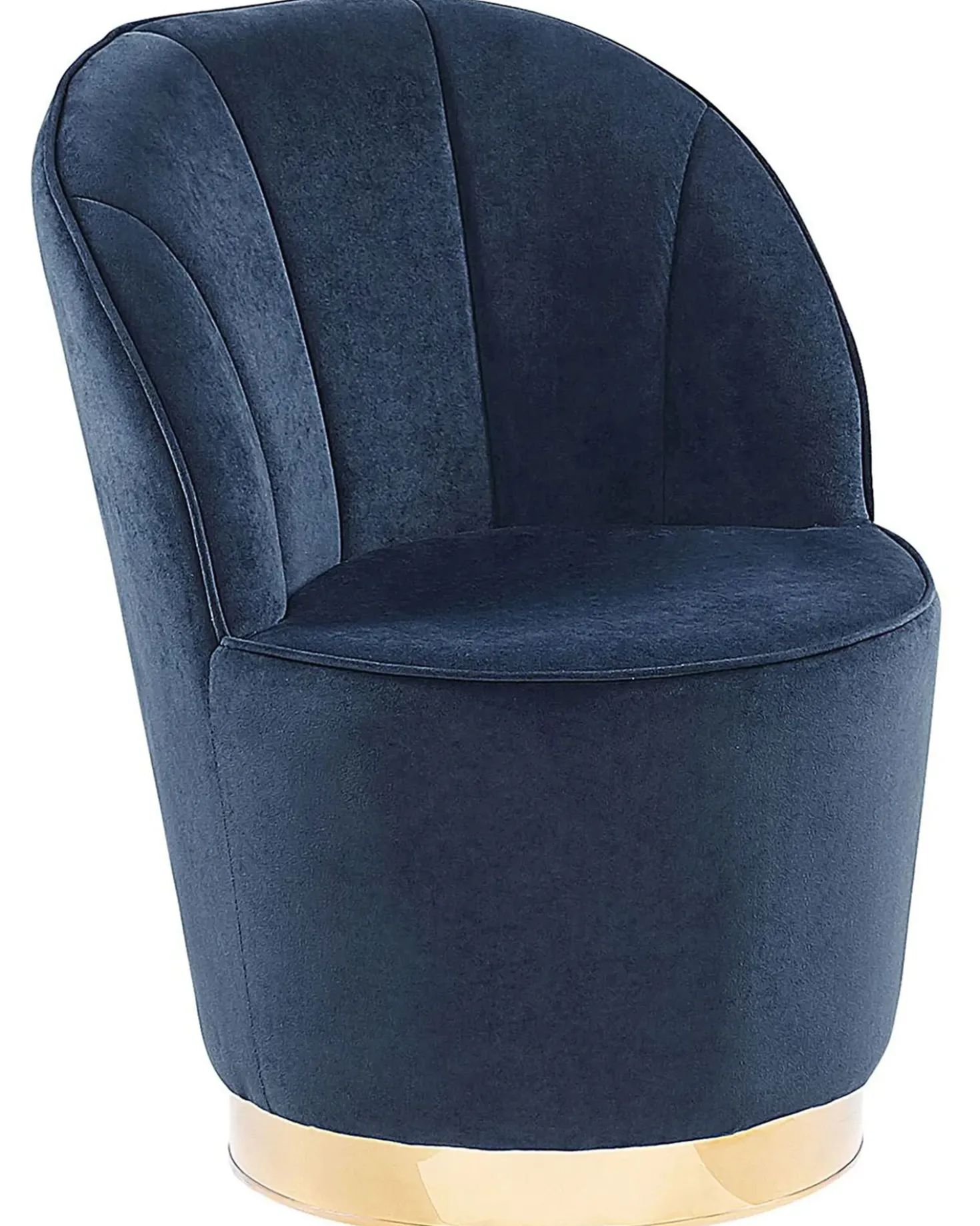 Poltrona ALBY Velluto Blu scuro
