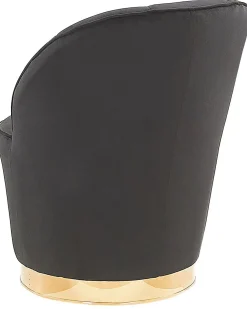 Poltrona ALBY Velluto Nero