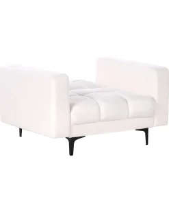 Poltrona ALNES Bouclé Bianco