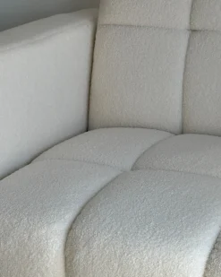 Poltrona ALNES Bouclé Bianco