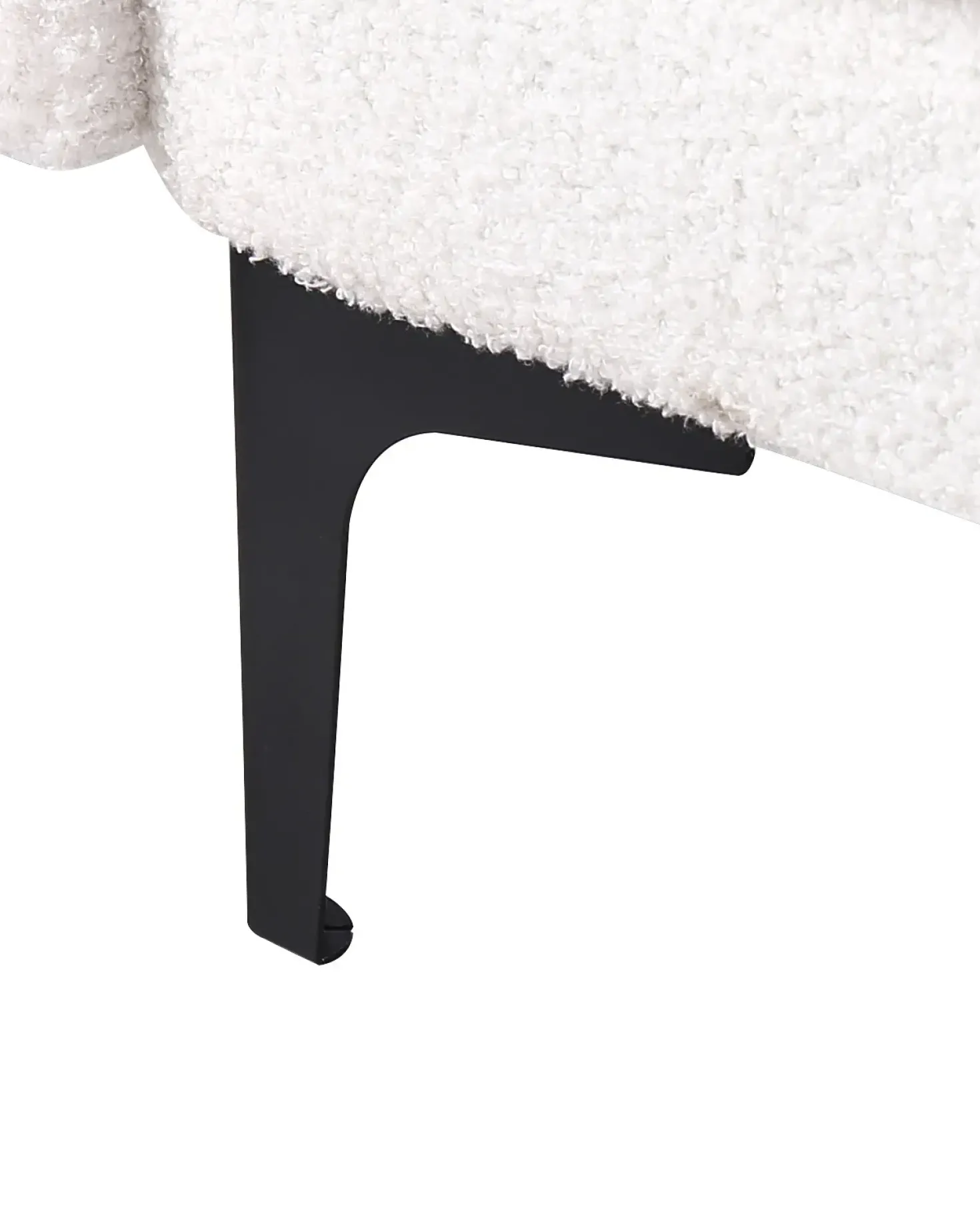 Poltrona ALNES Bouclé Bianco