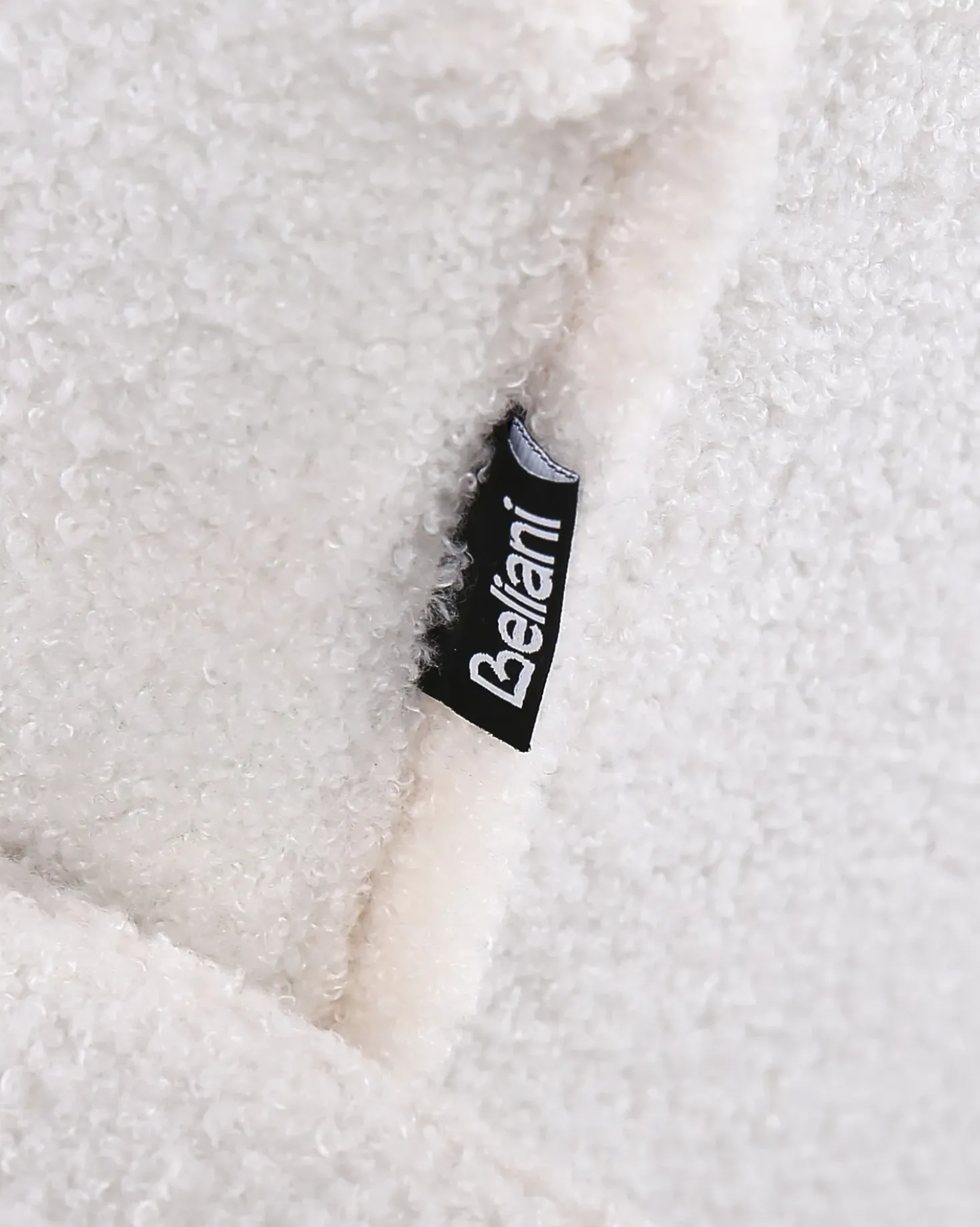 Poltrona ALNES Bouclé Bianco