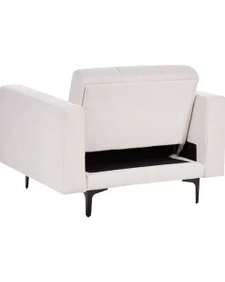 Poltrona ALNES Tessuto Bianco sporco