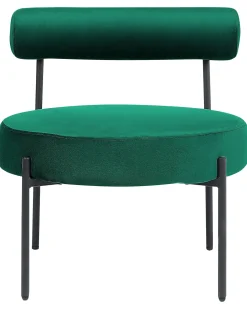 Poltrona ALPHA Velluto Verde smeraldo