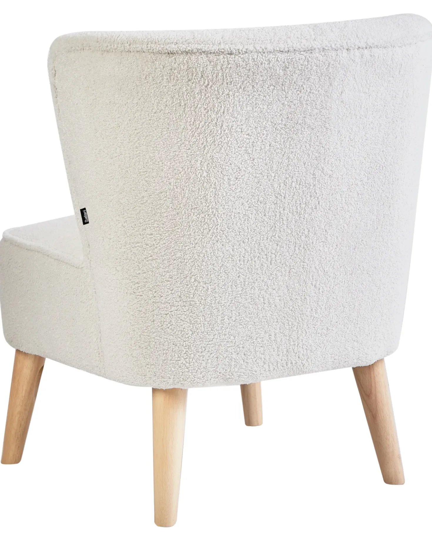 Poltrona ALVEN Bouclé Bianco sporco