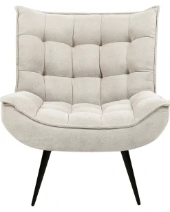 Poltrona ALVESTA Tessuto Beige chiaro