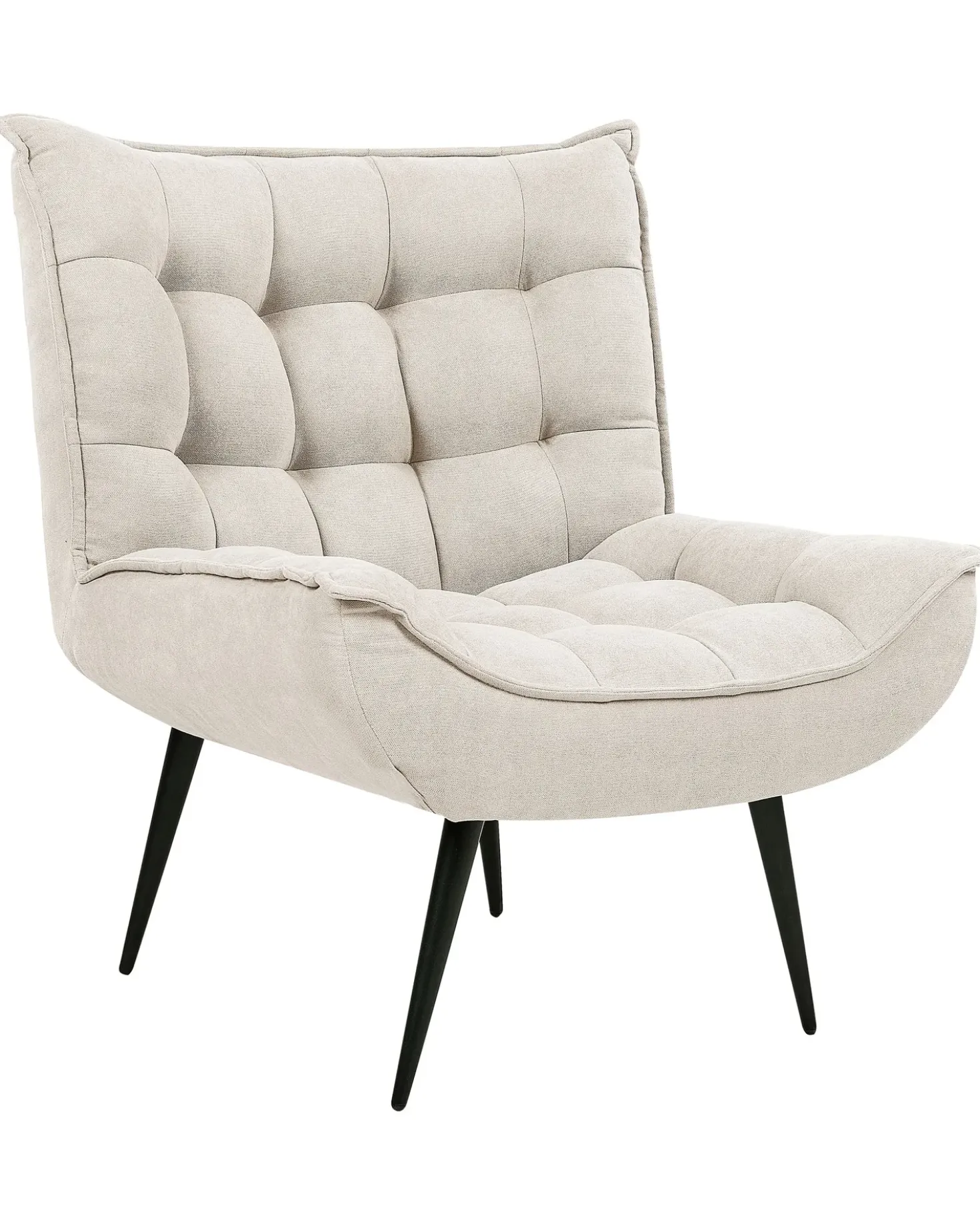 Poltrona ALVESTA Tessuto Beige chiaro