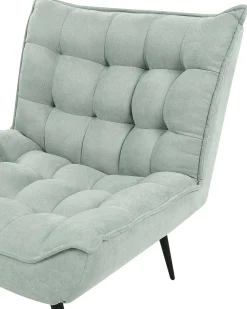 Poltrona ALVESTA Tessuto Verde menta