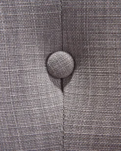 Poltrona ANGEN Tessuto Grigio chiaro