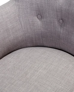 Poltrona ANGEN Tessuto Grigio chiaro