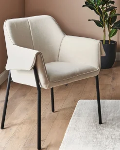 Poltrona ARLA Tessuto Beige chiaro
