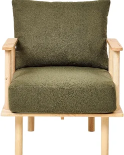Poltrona ASKER Bouclé Verde scuro