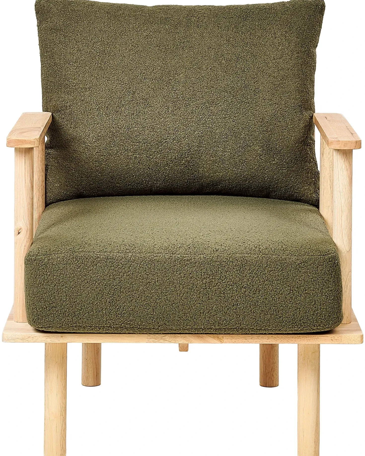 Poltrona ASKER Bouclé Verde scuro