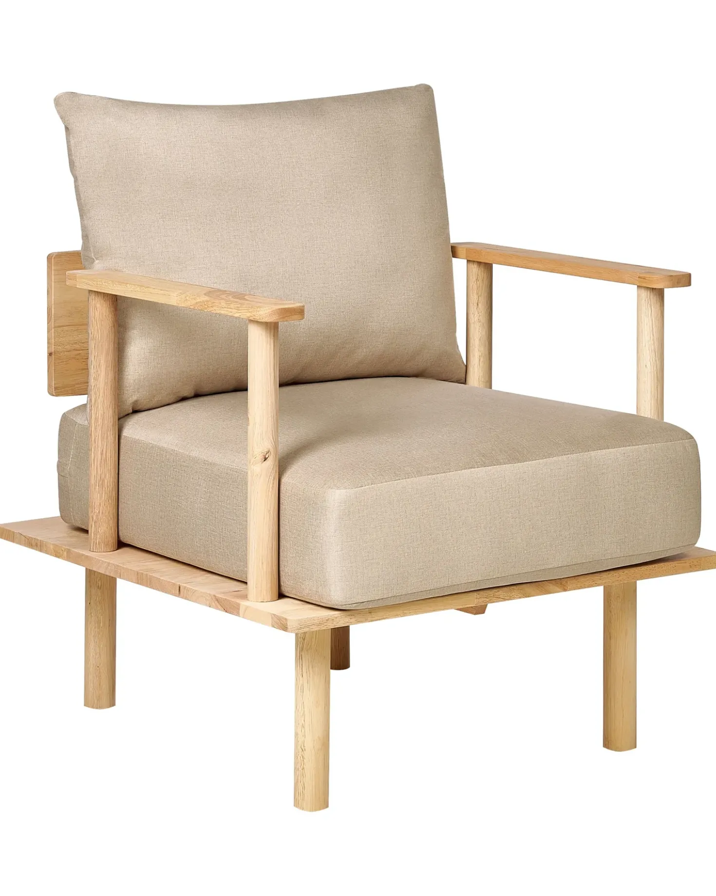 Poltrona ASKER Tessuto Beige sabbia