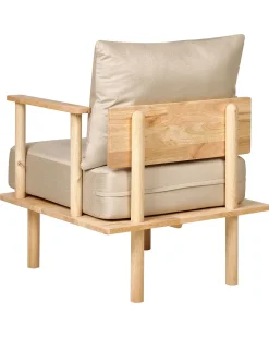 Poltrona ASKER Tessuto Beige sabbia