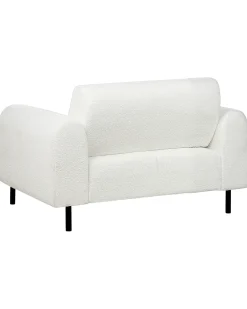 Poltrona ASKIM Bouclé Bianco