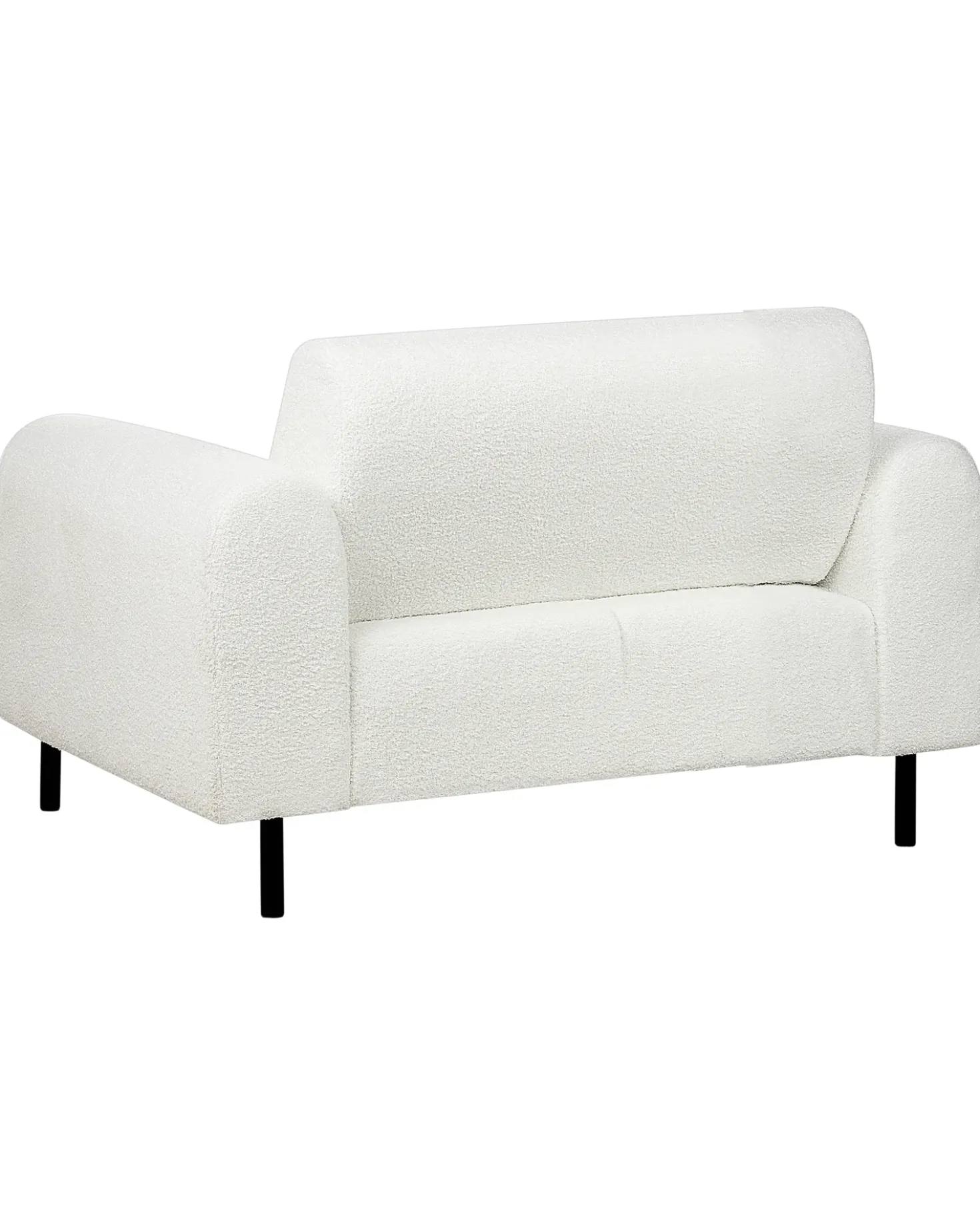 Poltrona ASKIM Bouclé Bianco