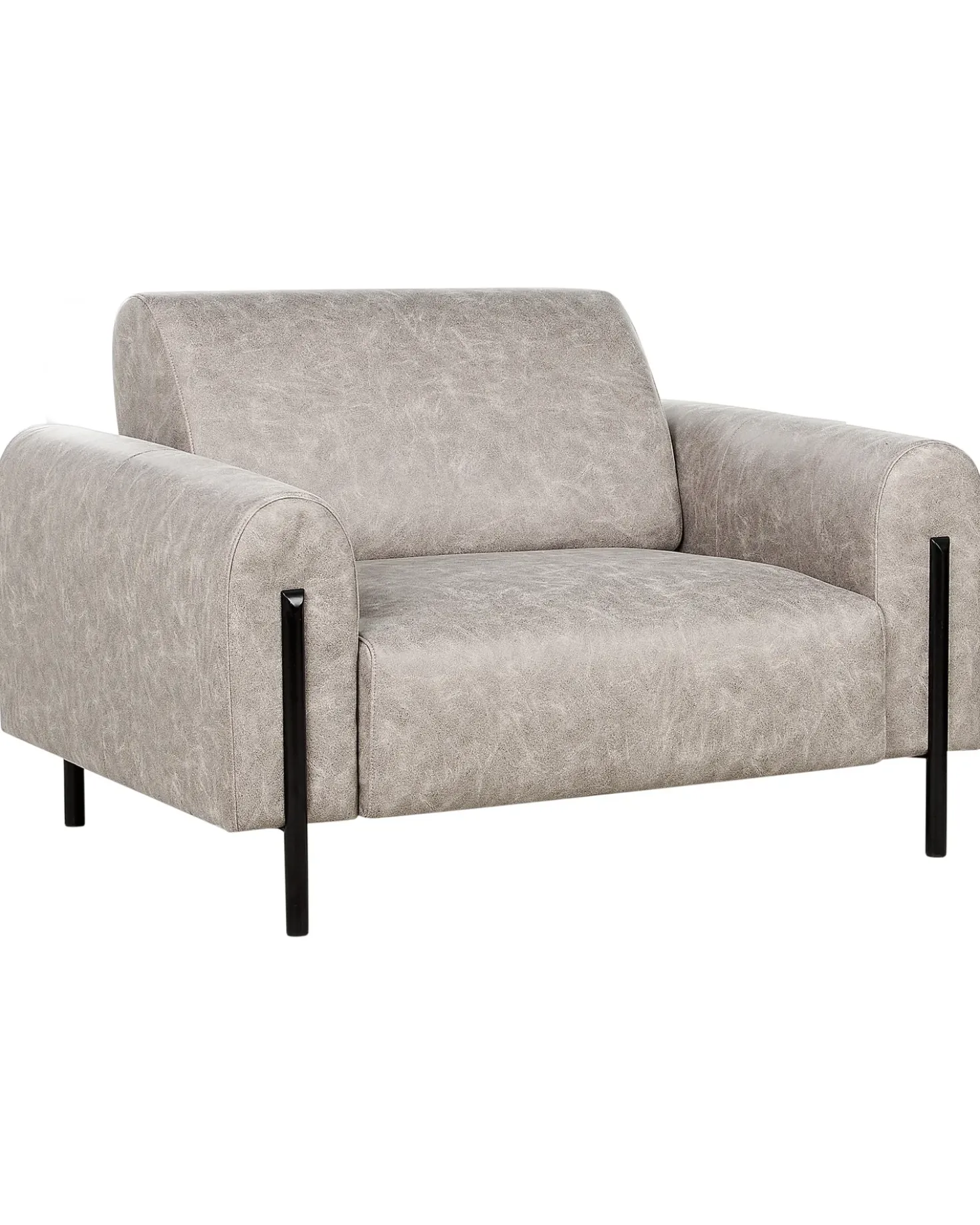 Poltrona ASKIM Tessuto Grigio chiaro