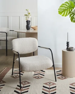 Poltrona AUSVIKA Tessuto Beige chiaro
