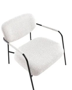 Poltrona AUSVIKA Tessuto Beige chiaro