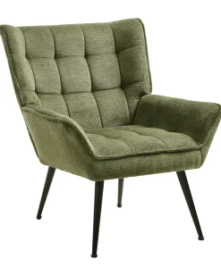 Poltrona BELLINGMO Tessuto Verde