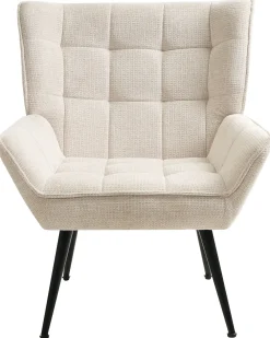 Poltrona BELLINGMO Tessuto Beige chiaro