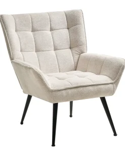 Poltrona BELLINGMO Tessuto Beige chiaro
