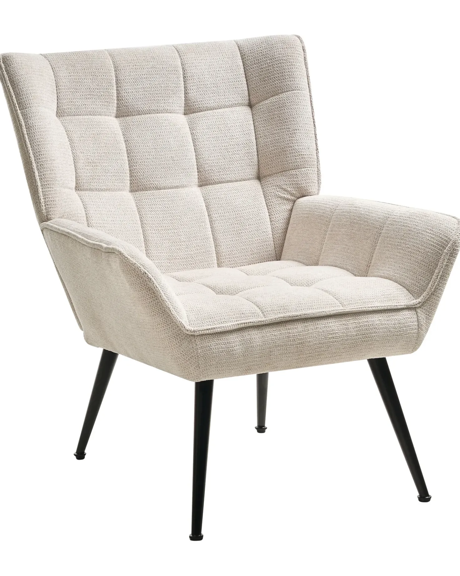 Poltrona BELLINGMO Tessuto Beige chiaro