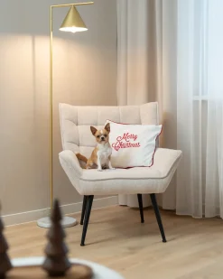 Poltrona BELLINGMO Tessuto Beige chiaro