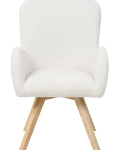 Poltrona BJARN Bouclé Bianco