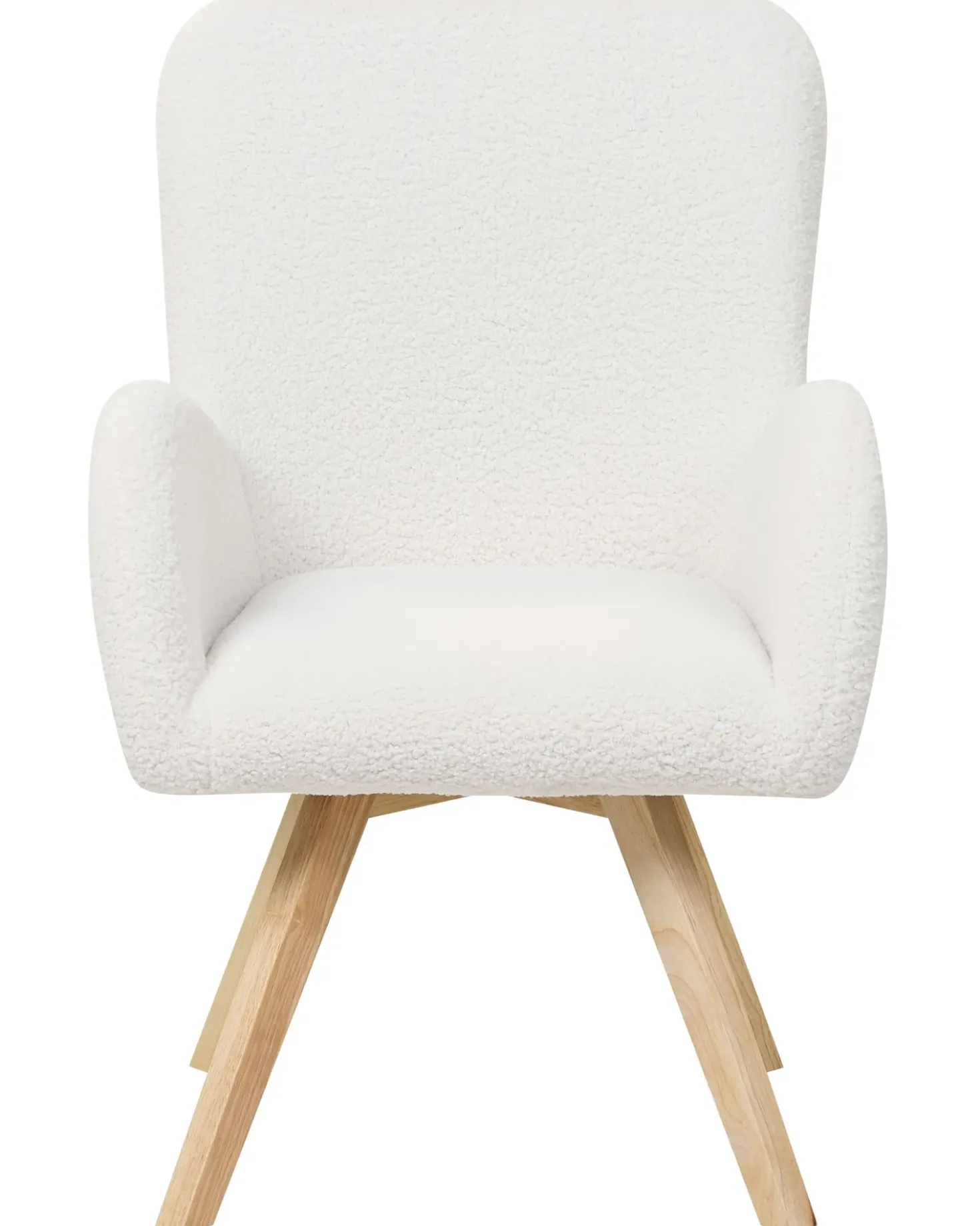 Poltrona BJARN Bouclé Bianco