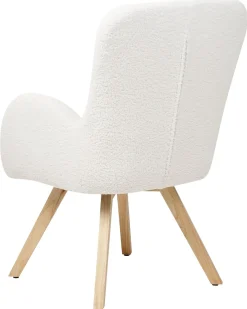 Poltrona BJARN Bouclé Bianco