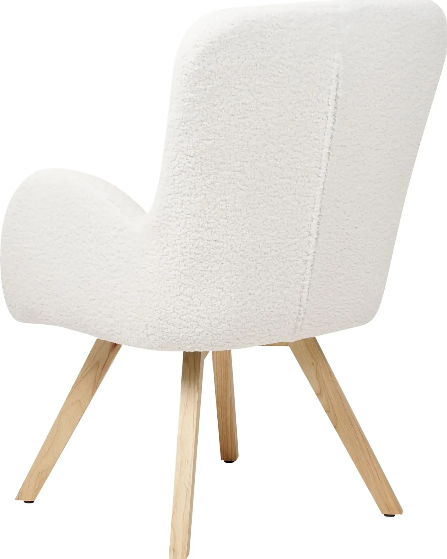 Poltrona BJARN Bouclé Bianco