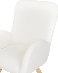Poltrona BJARN Bouclé Bianco