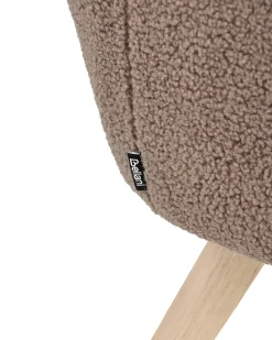 Poltrona BJARN Bouclé Marrone