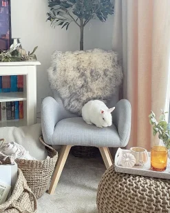 Poltrona BJARN Tessuto Grigio chiaro
